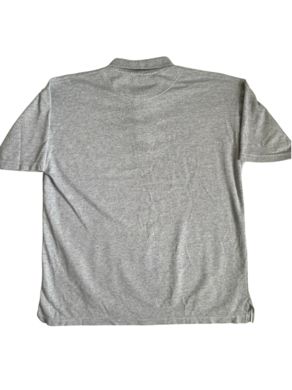 Vintage 90s Nike Polo Shirt Mens L/XL Gray Embroidered Swoosh - Picture 3 of 11